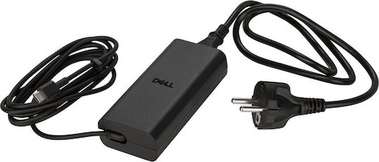 Dell USB-C Φορτιστής Laptop 65W για Dell με Αποσπώμενο Καλώδιο Τροφοδοσίας