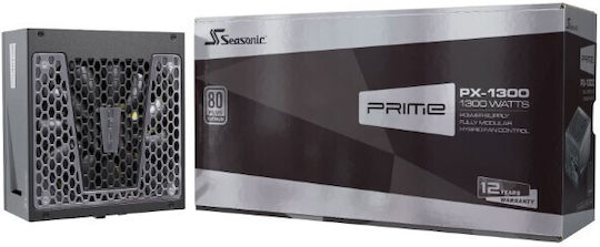 Seasonic Prime PX-1300 1300W Μαύρο Τροφοδοτικό Υπολογιστή Full Modular 80 Plus Platinum
