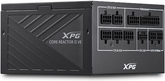 Adata Core Reactor II VE 750W Μαύρο Τροφοδοτικό Υπολογιστή Full Modular 80 Plus Gold