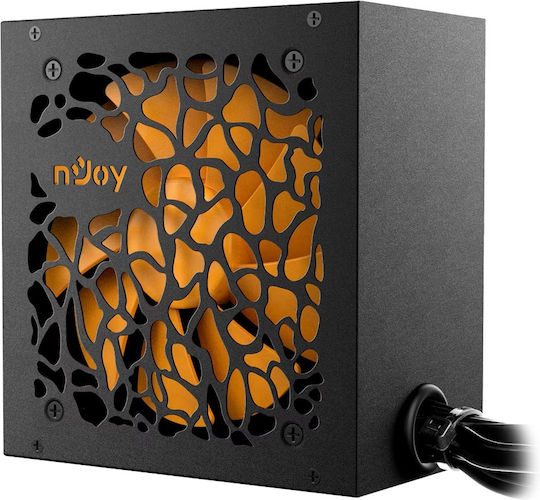 NJOY Titan+ 550W Μαύρο Τροφοδοτικό Υπολογιστή Full Wired 80 Plus Bronze