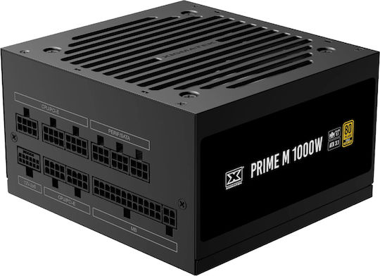 Xigmatek 1000W Schwarzes Vollständig Modulares 80 Plus Gold Netzteil