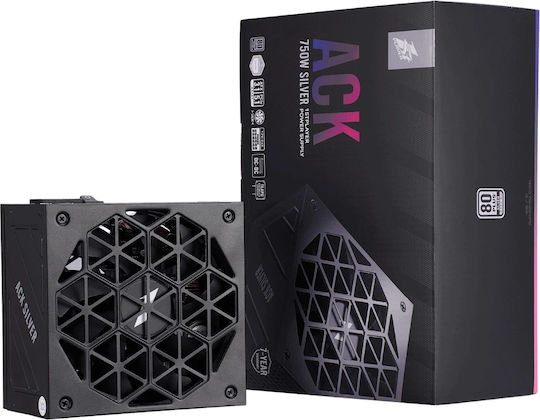 1STPLAYER HA-750BA7 750W Μαύρο Τροφοδοτικό Υπολογιστή Full Wired 80 Plus Silver