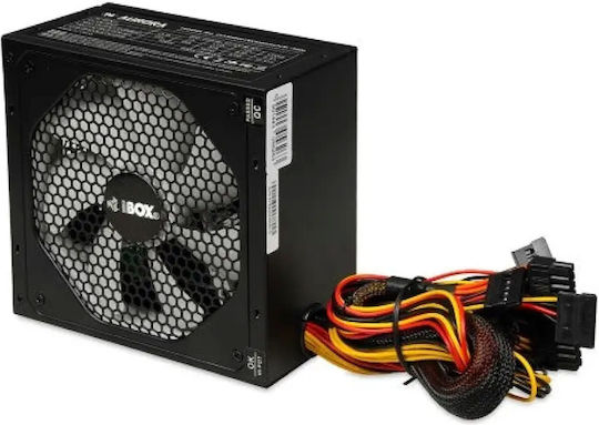 iBox Aurora 500W Negru Sursă de Alimentare Calculator Complet cu fir