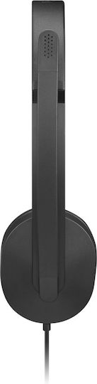 Lenovo Auf dem Ohr Multimedia-Headsets mit Mikrofon und Verbindung USB-A in Schwarz Farbe 4XD1P83425
