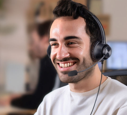 NewBee H368 On Ear Multimedia Headphone with Microphone USB-A / USB-C
