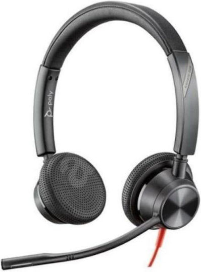 Poly Blackwire 3320 On Ear Căști Multimedia cu microfon și conexiune USB-A