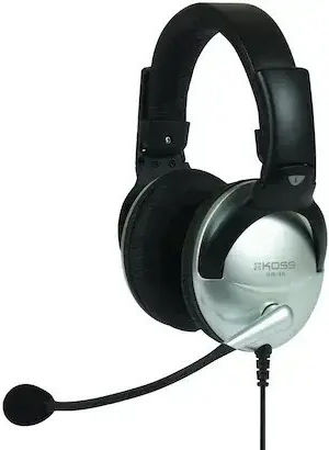 Koss SB45 Auf dem Ohr Multimedia-Headsets mit Mikrofon und Verbindung USB-A in Schwarz Farbe