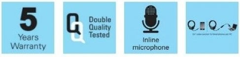 Sandberg MiniJack Headset with Line-Mic On Ear Căști Multimedia cu microfon și conexiune Jack de 3,5 mm