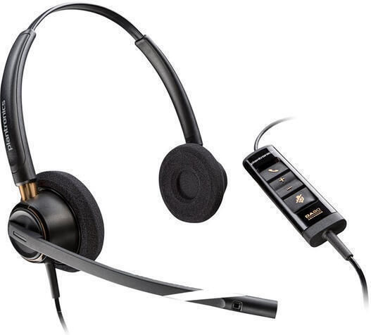 Poly EncorePro 525 On Ear Căști Multimedia cu microfon și conexiune USB-A / USB-C