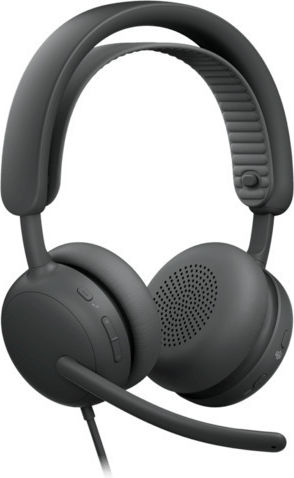 Logitech Zone 2 Teams Version Ασύρματα On Ear Multimedia Ακουστικά με μικρόφωνο και σύνδεση USB-A σε Γκρι χρώμα