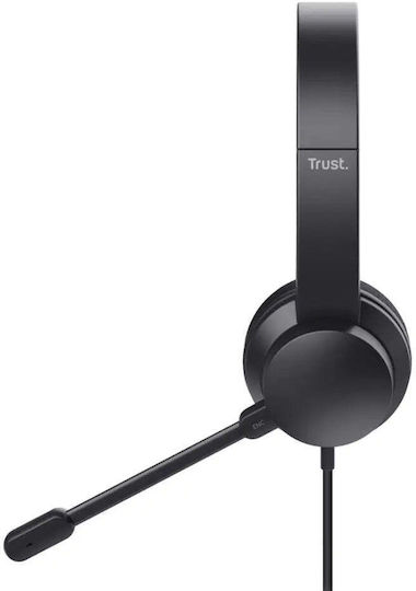 Trust HS-260 On Ear Multimedia Ακουστικά με μικρόφωνο και σύνδεση USB-A
