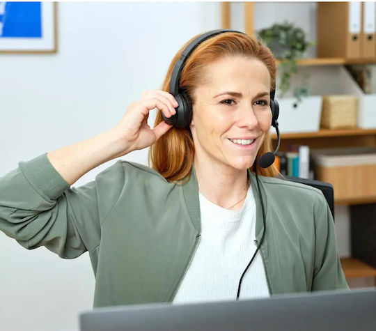 Trust HS-260 On Ear Multimedia Ακουστικά με μικρόφωνο και σύνδεση USB-A