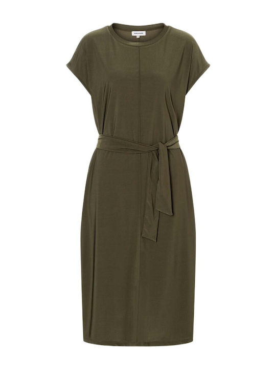 MORE & MORE Rochii De Vară Pentru Femei Midi Tricou Rochie Verde