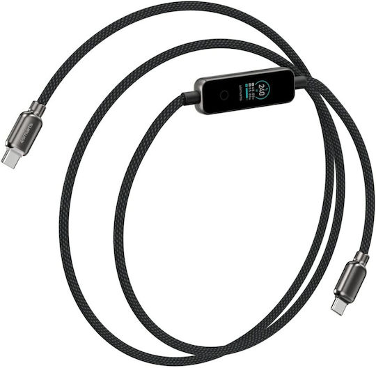 4Smarts USB 2.0 Cable USB-C male - USB-C 240W PD Μαύρο 1.2m 543240