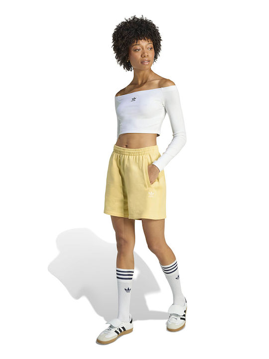 Essentials French Women's Terry Bermudas Yellow