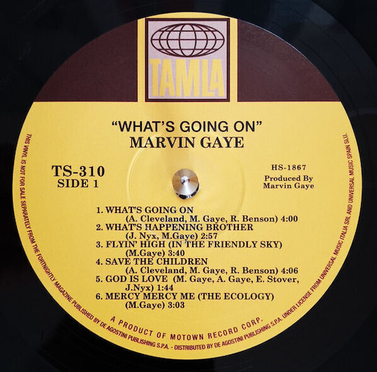 Marvin Gaye What's Going On Vinyl