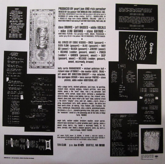 Pearl Jam - Ten -reissue/remast- LP