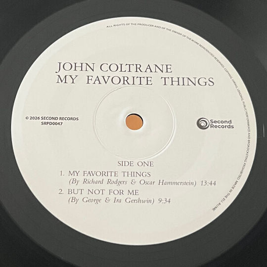 John Coltrane My Favorite Things 1 Vinyl