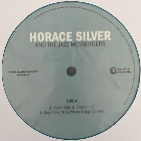 Horace Silver & Jazz Messengers Horace Silver Jazz Messengers Turquoise 1 Vinil