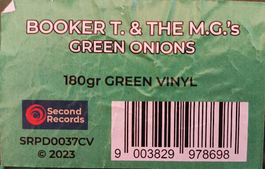 Booker T & M.g.s Green Onions Green 1 Vinil
