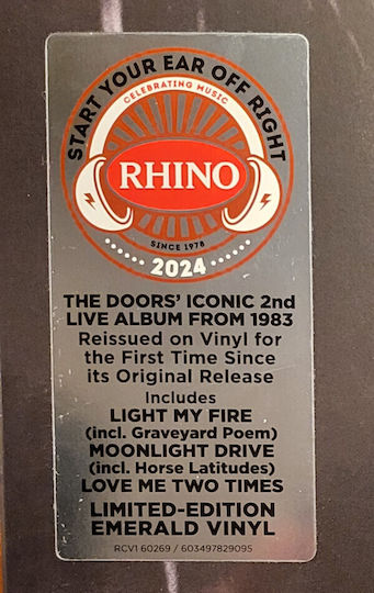 The Doors Κόκκινο Βινύλιο
