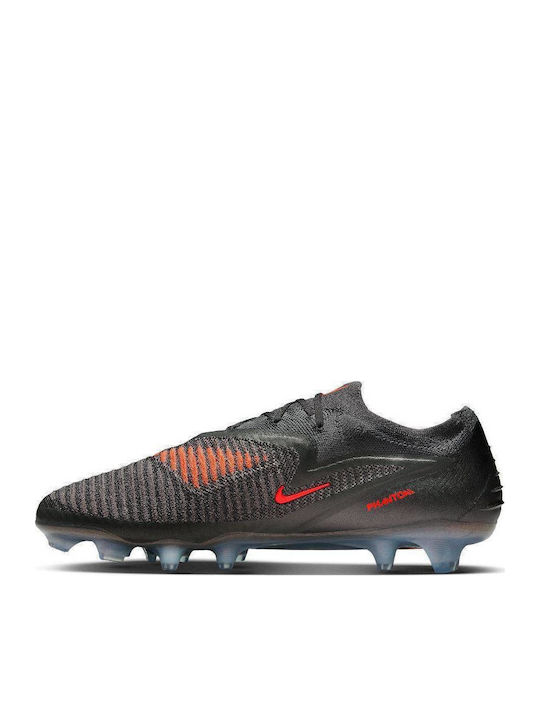 Nike Phantom 6 Low Elite FG Ποδοσφαιρικά Παπούτσια με Τάπες Γκρι