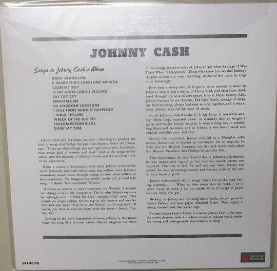 Johnny Cash His Hot Blue Guitar 1 Vinyl