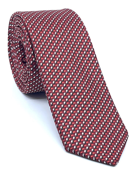Legend Accessories Men's Tie Set Printed In Red Colour L-050-233/A
