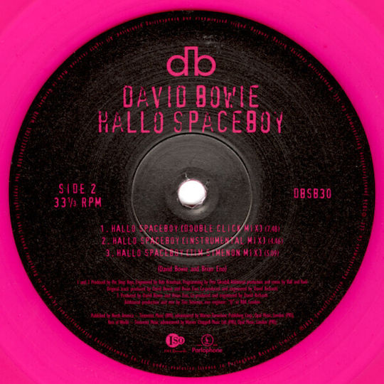 David Bowie Hall Spaceboy 12'' Ep Neon Pink Vinyl Rsd '26