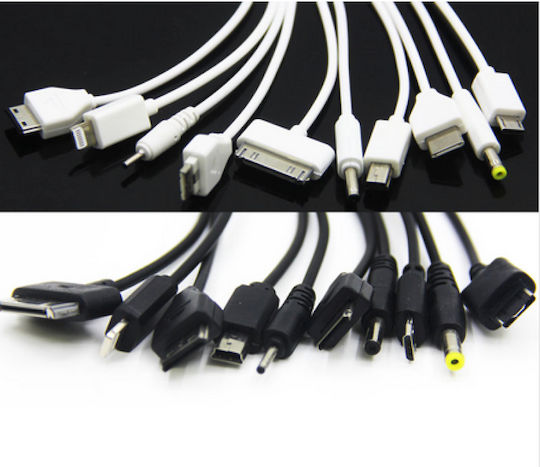 10-in-1 Universal USB Charger for Mobile Phones, Tablets, iPhone, Android OEM