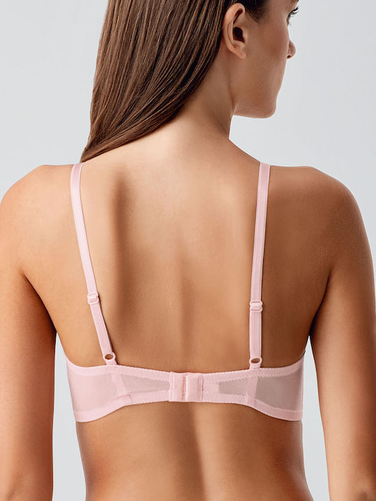 Pink Athletic Bra with Underwire