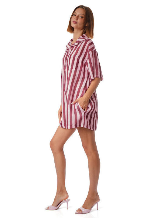 Women's Pink One-piece Shorts