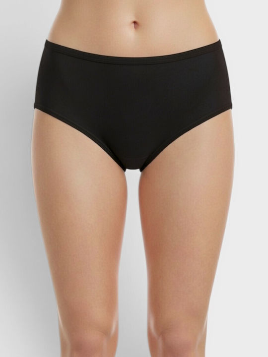 High Waist Women's Briefs MultiPack Black