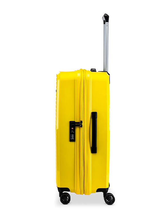 Ciak Roncato Mittlerer Reisekoffer Gelbe Höhe 65cm