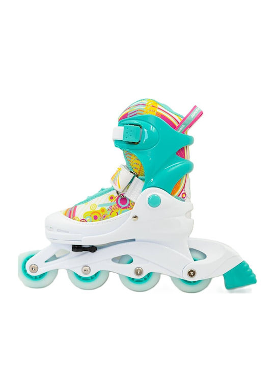 Αθλοπαιδιά Inline Αυξομειούμενα Rollers Πράσινα Παιδικά