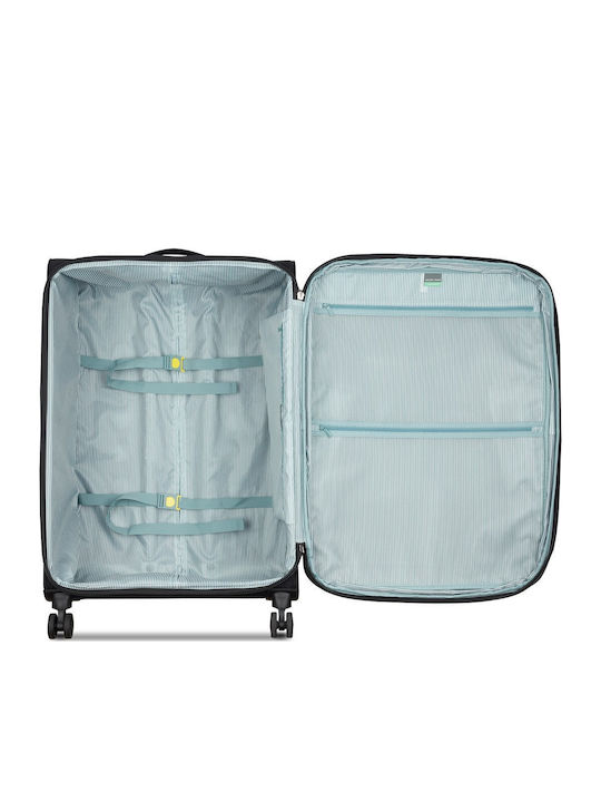 Delsey Dita Large Travel Suitcase Black Height 79cm