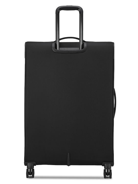 Delsey Dita Large Travel Suitcase Black Height 79cm
