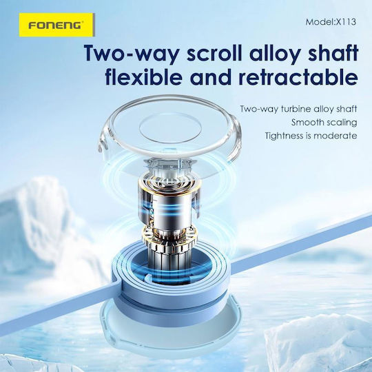 Foneng 3-in-1 Retractable Cable X113 Converter USB-A male to Lightning / USB-C / micro USB female 1pcs