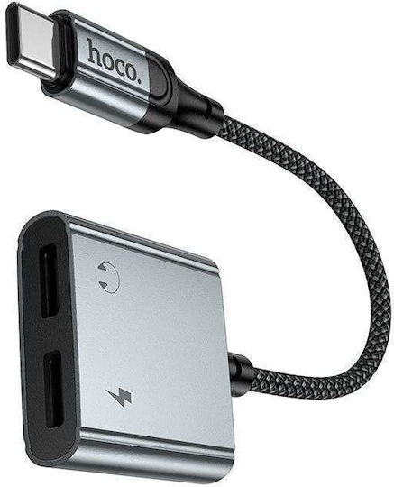 Hoco Μετατροπέας USB-C male σε USB-C female 1τμχ 51097-OC