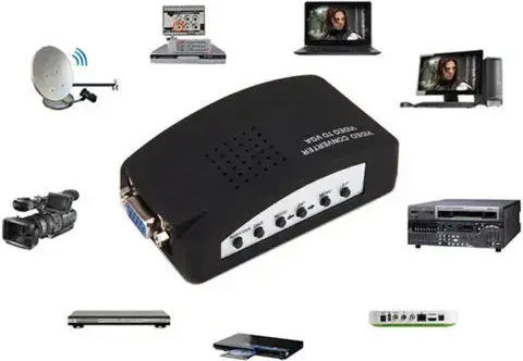 Convertor VGA Feminin În S-Video / VGA Feminin Argintiu 1 Bucată CVT-751/RCA