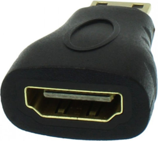 Θηλυκό Μετατροπέας HDMI male σε mini HDMI female 1τμχ