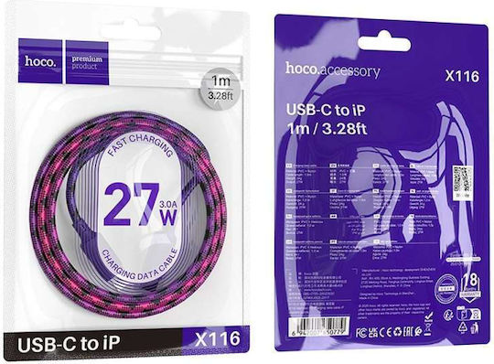 USB-C to Lightning Cable 27W Κόκκινο 1m