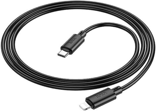 Hoco Power USB-C to Lightning Cable 20W Μαύρο 1m