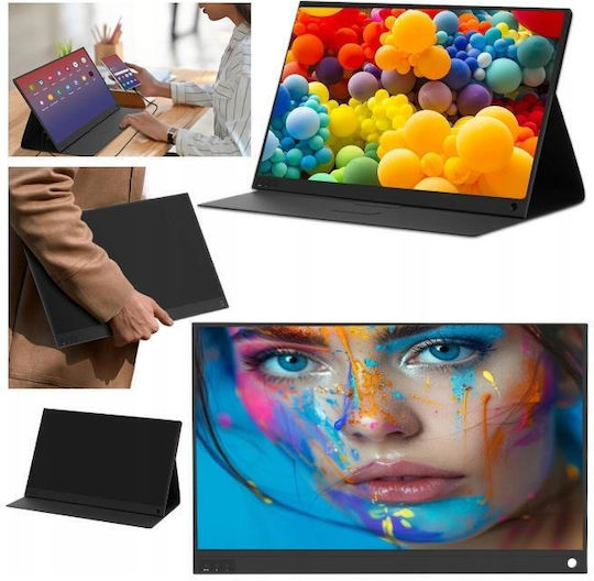 Zeuslap IPS Portable Monitor 15.6" FHD 1920x1080 with 3ms Response Time GTG