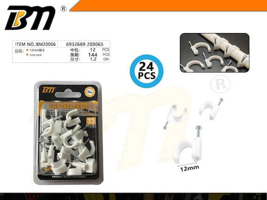 Wire Clips Cable Roka 24 Pieces 200065