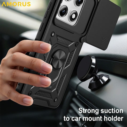 Amorus Back Cover Πλαστικό Ασημί (Motorola Edge 70 Pro)