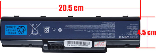 4.4ah Съвместима Батерия за Acer Aspire Acer Aspire 4710G, 4710Z, 4710ZG, 4715, 4715Z, 4715Z-3A0512C, 4720, 4720G, 4720Z, 4720ZG, 4730, 4730-4516, 4730-4947. с 4400mAh