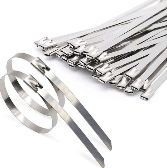 Pack of 50pcs Metallic Cable Ties 200x4.6mm 8847