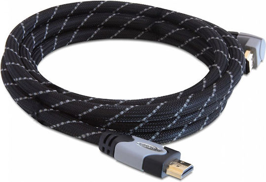 DeLock Cable HDMI male - HDMI male 3m Γκρι