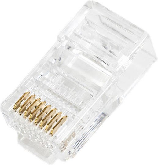 RJ45 8p8c Pass-Through Plug Digitus Category 5e Unshielded AWG 26-24 Pack 100 Pieces